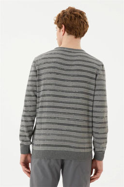 Мужской серый меланжевый свитер - U.s. polo assn фото 5