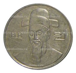 100 вон 1996 года Южная Корея
