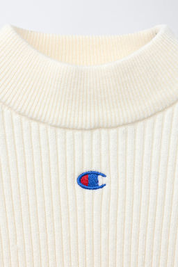 CHAMPION ® X ZARA RIBBED HIGH NECK SWEATER  фото 3