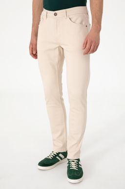 Erkek Bej Slim Fit Jean Pantolon Sepette S_rpriz _ndirim - U.s. polo assn фото 2
