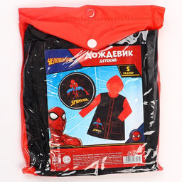 Дождевик детский, размер S, 92-98 см, Человек-Паук - Marvel фото 7