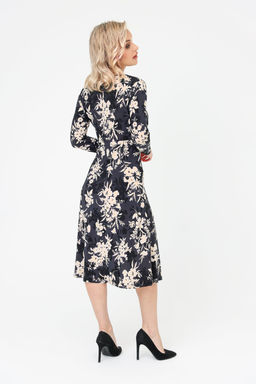 Платье женское 6094/01/Черно-белый - Rise фото 3