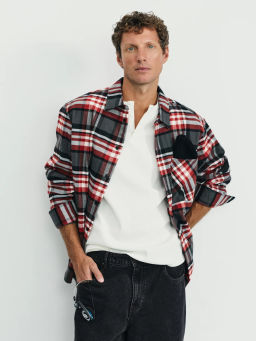 Фланелевая рубашка relax fit / Zarina