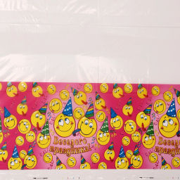 Цена за 4 шт. Скатерть "Веселого праздника" 108*180см, пвх