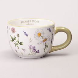ЧАЙНАЯ ПАРА AGNESS FLOWER STORY 15*7 СМ 220 МЛ  фото 3