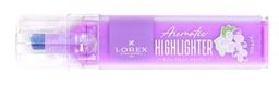 Цена за 2 шт. Маркер текстовый LOREX Aromatic RICH FRUIT.PASTEL 13,5 мм, сиреневый, скошенный