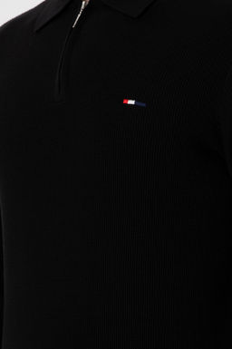 Erkek Regular Fit Yar_m Fermuarl_ Siyah Basic Kazak - U.s. polo assn фото 7