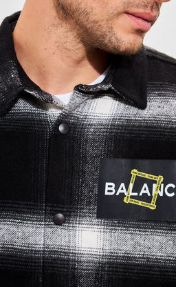 Рубашка фланель TP321-0480 black - Primm фото 3