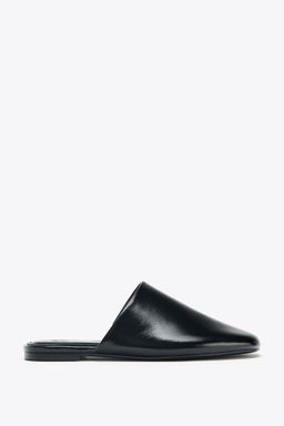 LEATHER SLINGBACK SHOES - Zara фото 3
