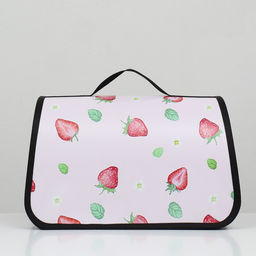 Сумка - переноска для животных Клубничка, каркасная, 40 х 25 х 25 см - Simaland фото 2