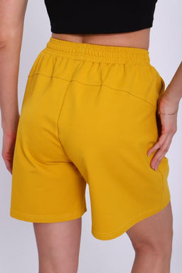 Шорты женские трикотажные мод. 2006 Тр. Цвет: горчичный - Стильб фото 4