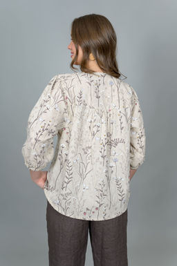 Блуза лен 70%, хлопок 30%