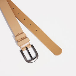 Ремень женский, ширина 2,7 см, винт, пряжка металл, цвет бежевый - Simaland фото 2