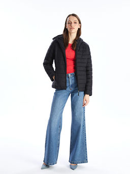 Kad?n Kap??onlu D?z ?i?me Mont - Waikiki фото 3