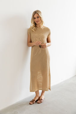 SS-2641 платье женское бежевый - Mozart фото 2