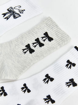 Desenli K?z ?ocuk Soket ?orap 5li