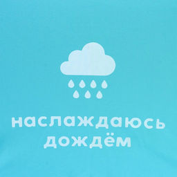Зонт женский механический, радужный «Наслаждаюсь дождём», 10 спиц