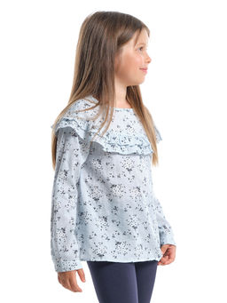 Блузка для девочки праздничное нарядная форма детская одежда UD 3860 розовый - Mini maxi фото 12