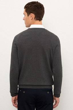 Erkek Antrasit Melanj Kazak