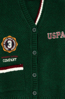 Erkek _ocuk Koyu Ye_il Triko H_rka - U.s. polo assn фото 3