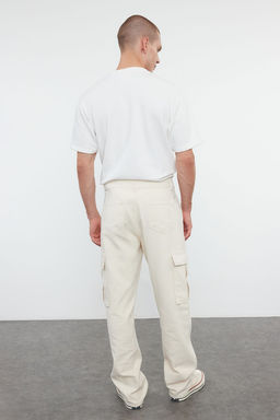 TRENDYOL MAN Siyah Kargo Cepli Gabardin Baggy/Bol Kesim %100 Pamuklu Rahat Pantolon TMNSS24PL00021 - Trendyolmilla фото 14