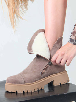 Ботинки 233.2094br. капучино/Байка