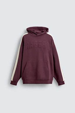 CONTRAST STRIPE PATCH HOODIE - Zara фото 7