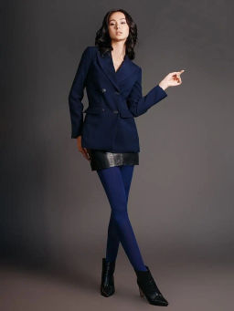 Колготки TEATRO MULTIFIBRA 100 COLOR синий  фото 3