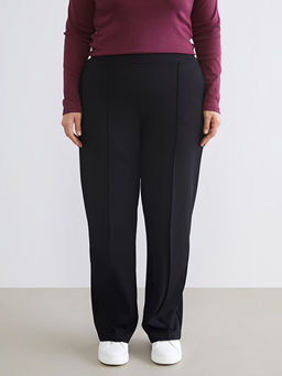 Standart Fit Geni? Pa?a Kad?n Pantolon