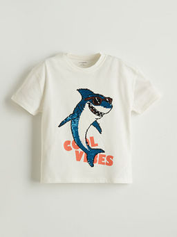 Bask?l? Erkek ?ocuk Ti??rt ve ?ort 2li