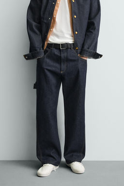 JEANS LOOSE FIT BORDADO / ?ndigo - Zara фото 2