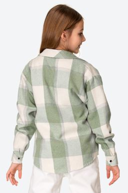 Теплая рубашка оверсайз для девочки Happyfox - Happy fox фото 4