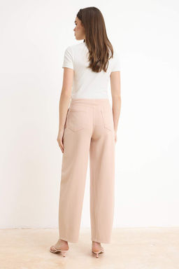 Pembe Bel Detayl? Tencel Kar?s?ml? Yuksek Bel Baggy Jeans TWOSS26JE00297 - Trendyolmilla фото 4