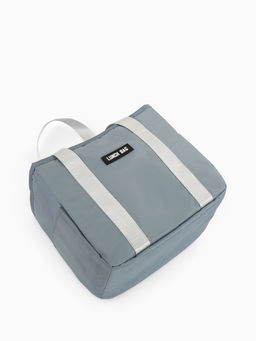 Термосумка на молнии, 6.4 л, серая