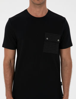 Siyah Regular Fit Ti__rt