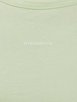 Футболка женская в зеленом цвете с печатью - Mark formelle фото 5