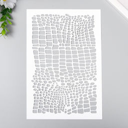 Пластиковый трафарет для творчества «Кожа Дракона», шаблон, 24×16 см