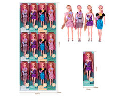 Кукла "Shyam. Клуб" 30см в коробке (HP1198819) в вечерней одежде и туфлях, 2 заколки и блест. нити в волосах, 4 вида