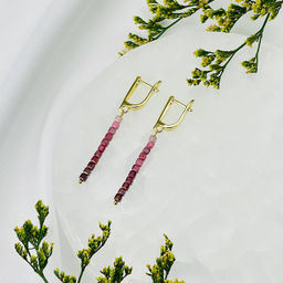 Серьги из Шпинели (градиент)