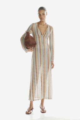 Maxivestido efecto crochet - H&m фото 4