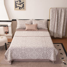 Покрывало двухстороннее и две наволочки Aurora Veil PAV004 220*240 - Ситрейд фото 4