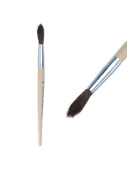 Цена за 10 шт. Кисть для рисования, пони, № 10, круглая, деревянная ручка, международный размер