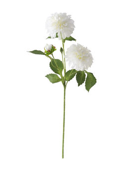 Цветы искусственные "Хризантема Бранхил черри" d-9 см 49 см, белый