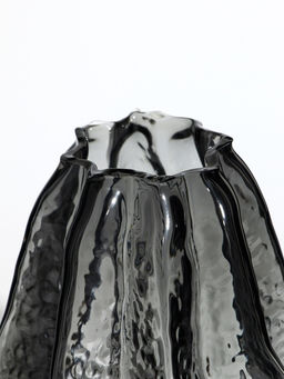 Ваза «Кэли», 21×12×6 см, стекло, серая