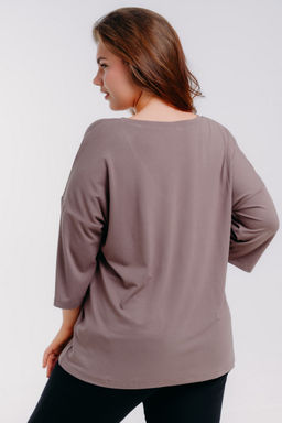 Футболка женская из вискозы Марина кофе - Амадэль фото 10