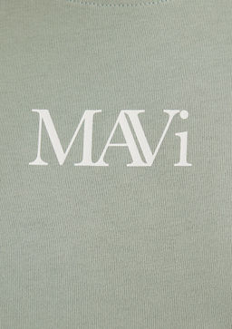 Mavi Logo Bask?l? Yesil Tisort фото 7