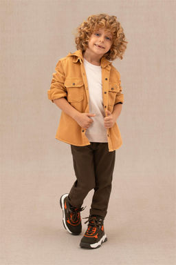 U. S. Polo Assn Брюки кокосового цвета для мальчиков из парусины - U.s. polo assn фото 7