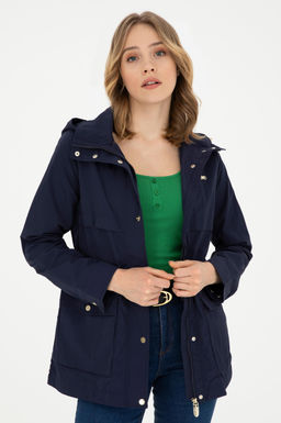 Женское темно-синее пальто Неожиданная скидка в корзине - U.s. polo assn фото 10