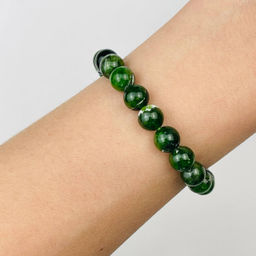 Браслет из Хромдиопсида (Россия) 17,5 см