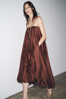 ZW COLLECTION MULTI-POSITION BALLOON DRESS - Zara фото 2